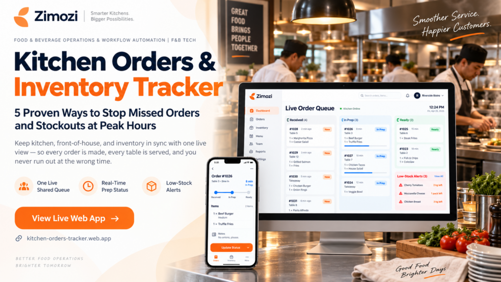 Kitchen Orders & Inventory Tracker