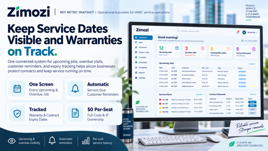 Service Job & Warranty Tracker
