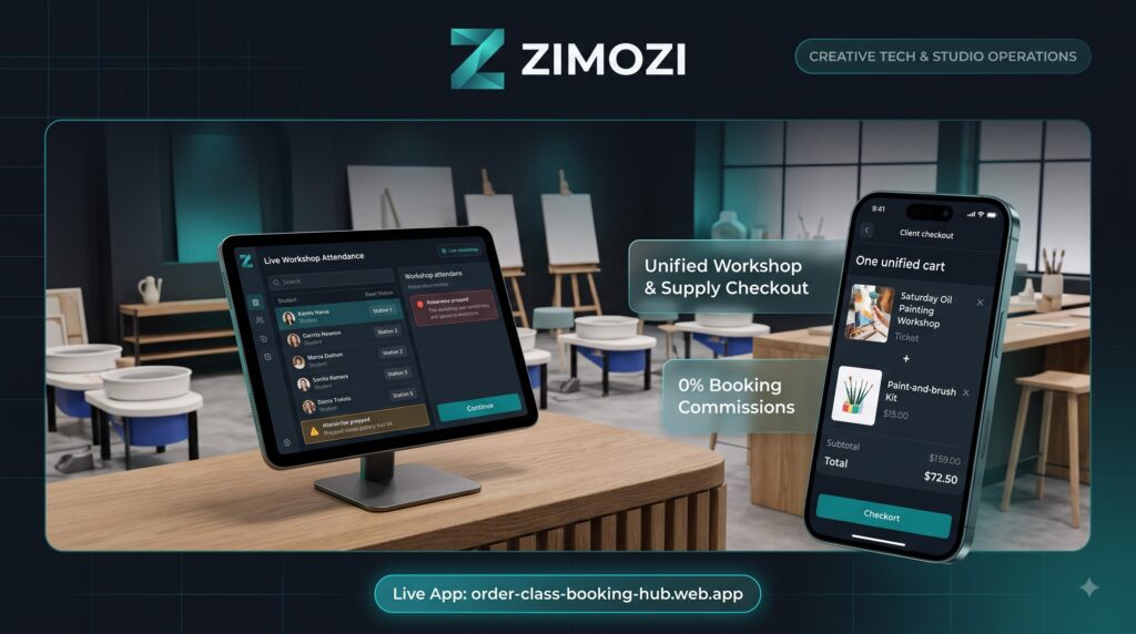 Custom Studio Booking Software