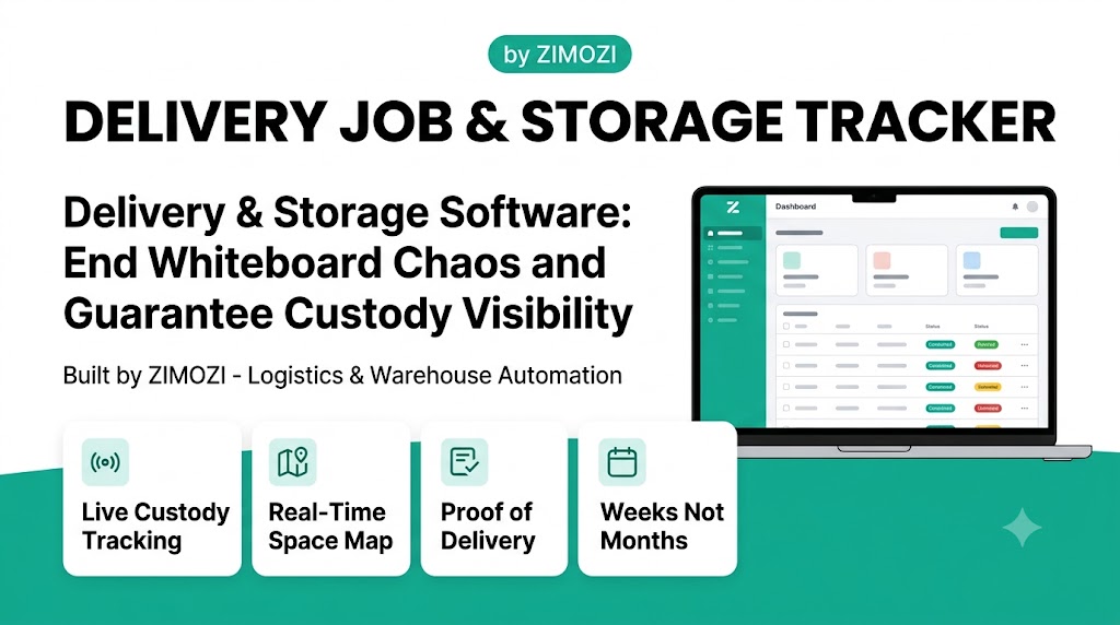 Delivery Job & Storage Tracker