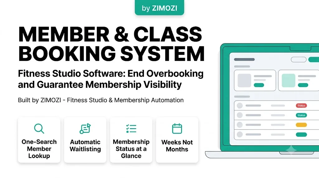 Member & Class Booking System