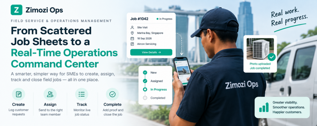 Custom Internal Operations Tool Singapore SMEs · Field job operations