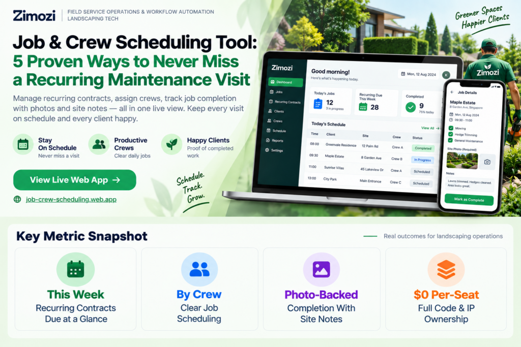 Job & Crew Scheduling Tool