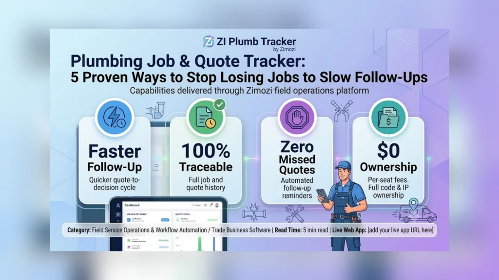 Job Tracker for Plumbers